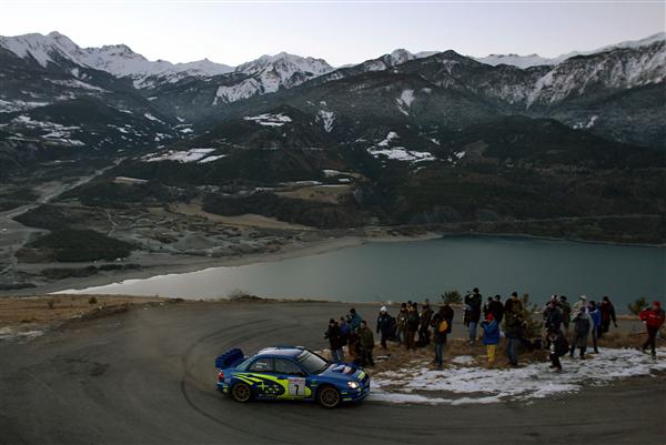 AutoArt Subaru Impreza WRC #7 P.Solberg-P.Mills 2003 RALLY OF MONTE CARLO